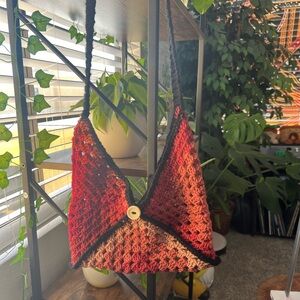 Handmade 💕 pink gradient shoulder bag